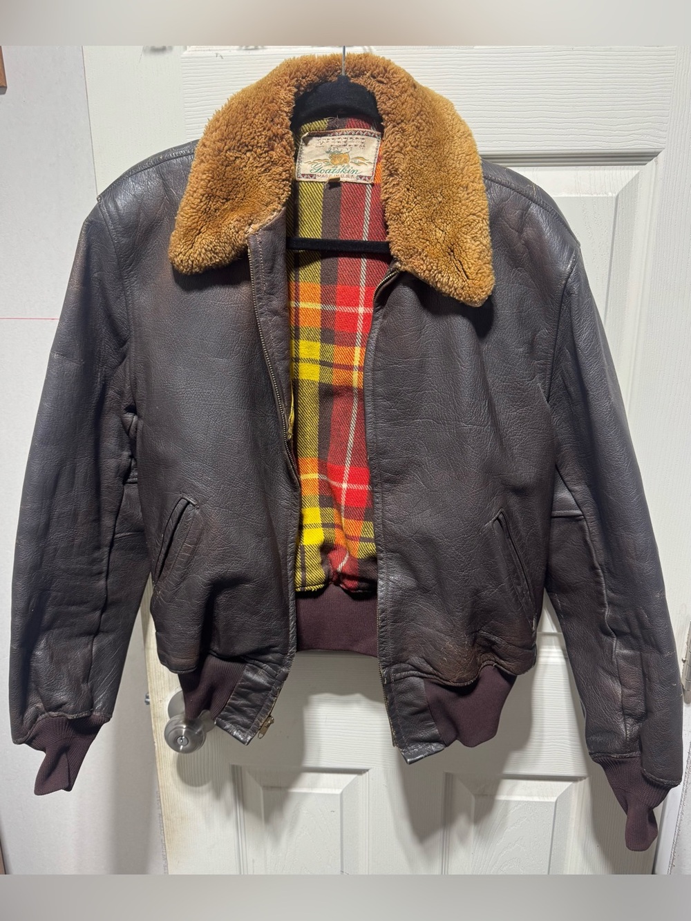 Vintage McGregor Sportswear G-1 style Bomber Jacket. 1940’s-1950’s.
